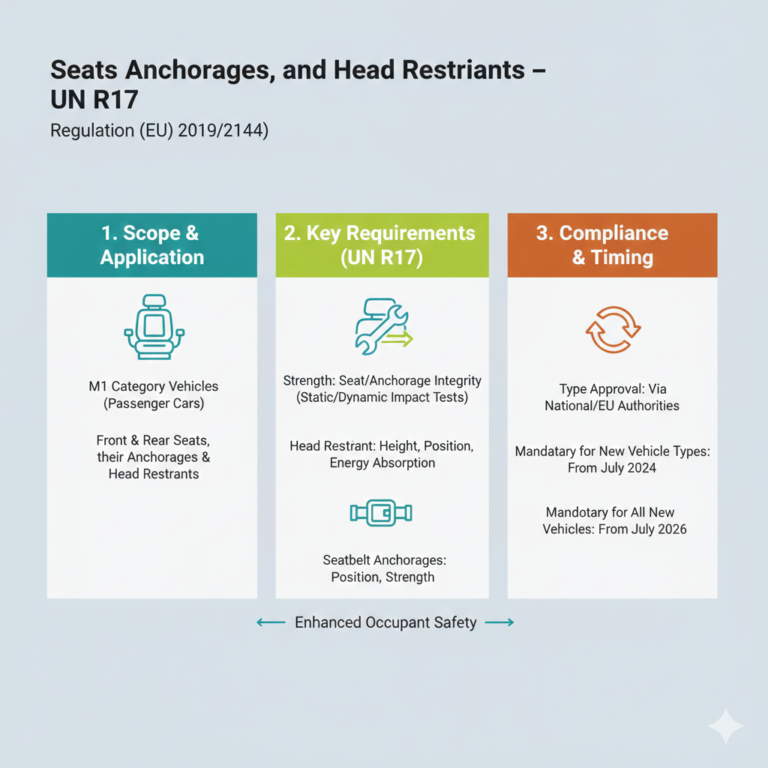Seats Anchoragesand Head Restraints UN R17 Regulation(EU) Kanifnath Enterprises Pune