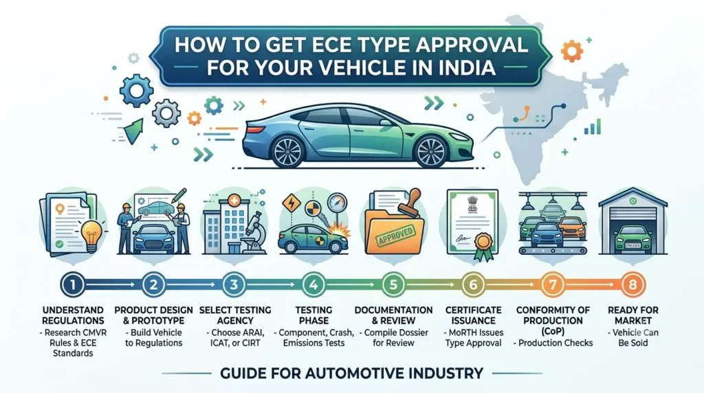 ECE Type Approval for Your Vehicle in India kanifnath enterprises