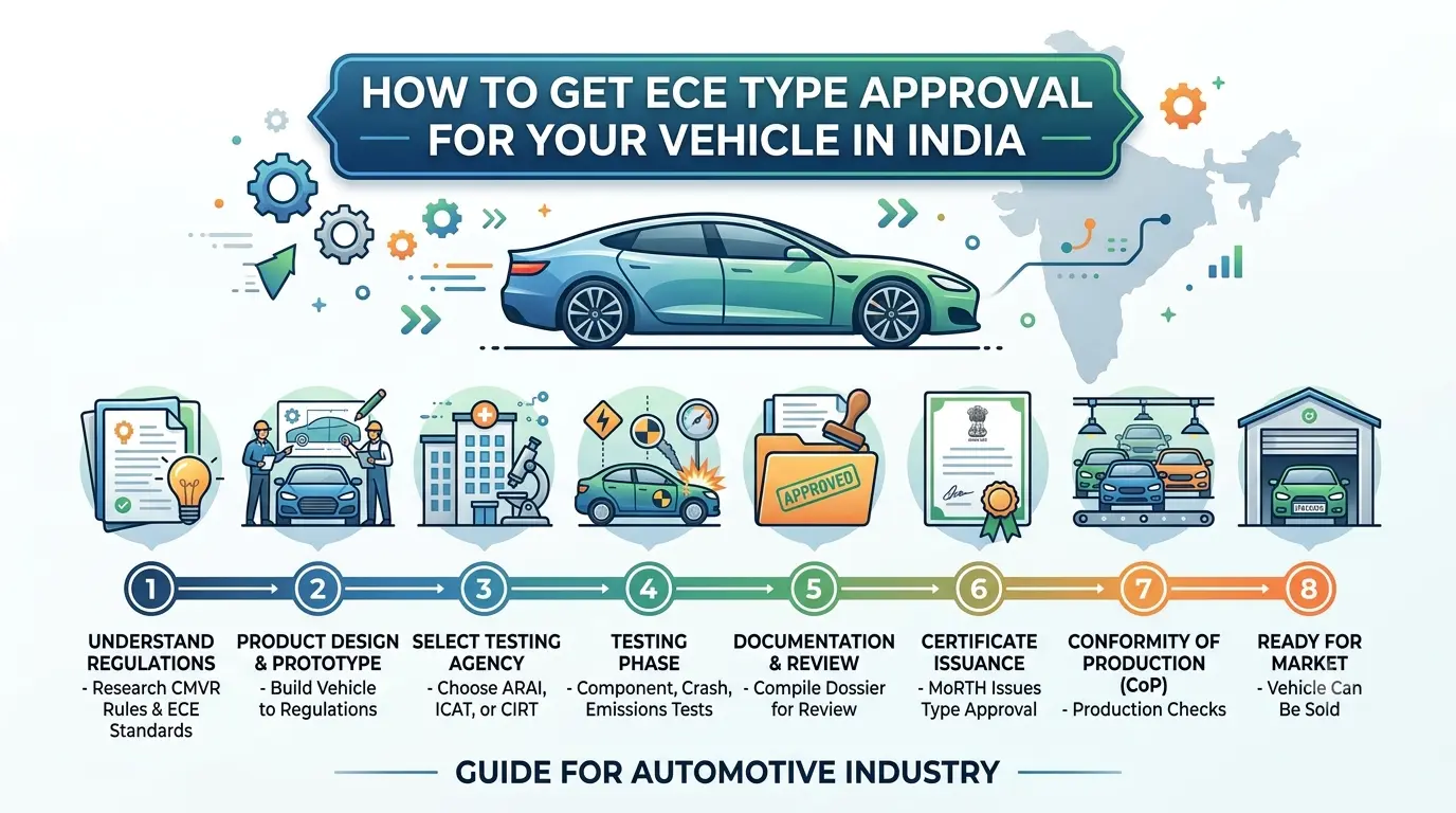ECE Type Approval for Your Vehicle in India kanifnath enterprises